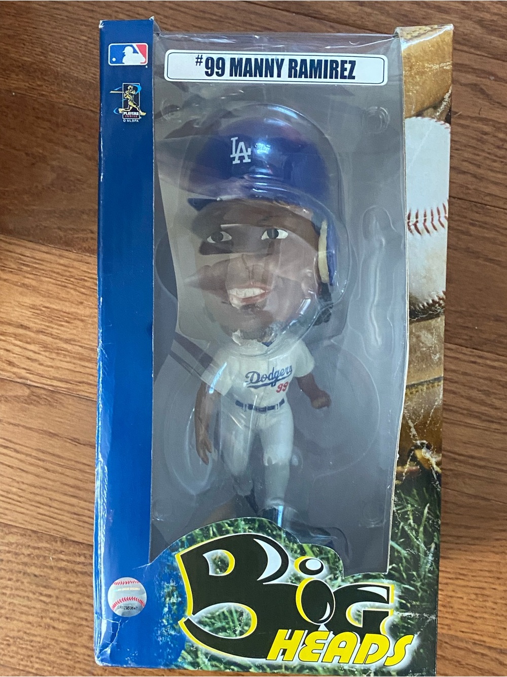 Forever Collectibles Dodgers Manny Ramirez Big Head Figure in Blue and White